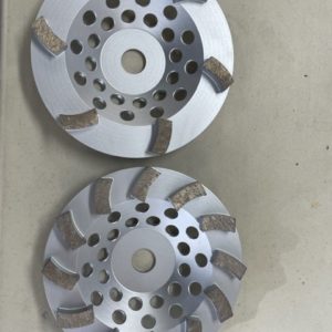 Silver Turbo Diamond Cup Grinding Wheel photo